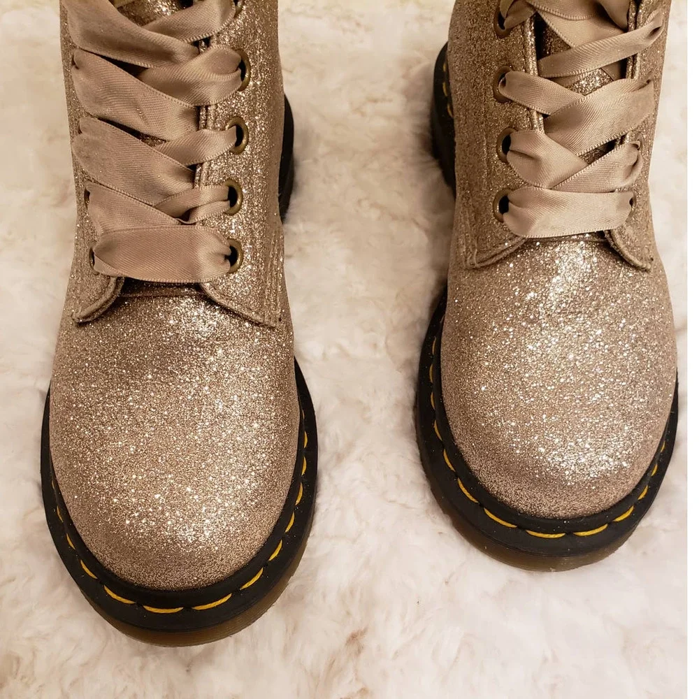 1460 PASCAL CHUNKY GOLD GLITTER - Picture 4 of 8